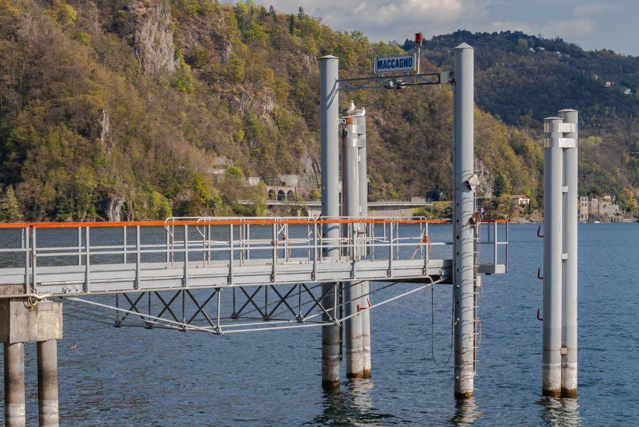Casa Del Borgo "Terra & Fuoco" Sul Lago Maggiore Maccagno Exterior foto